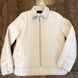Banana Republic Women’s Ivory Quilted Jacket